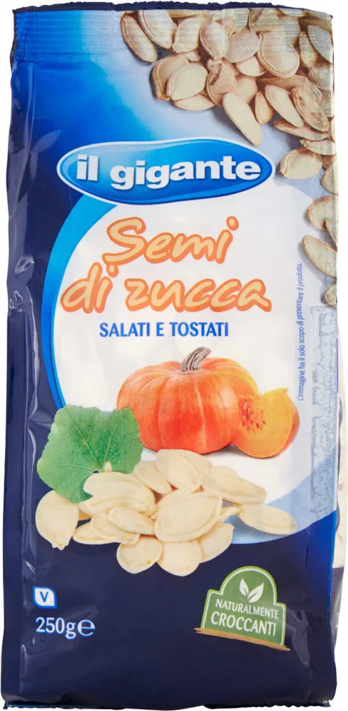 Semi di zucca salati e tostati