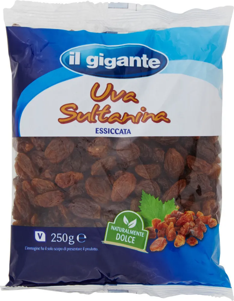 Uva sultanina essiccata