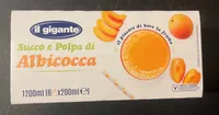 Succo e polpa di albicocca
