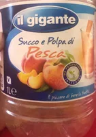 Succo e polpa di pesca