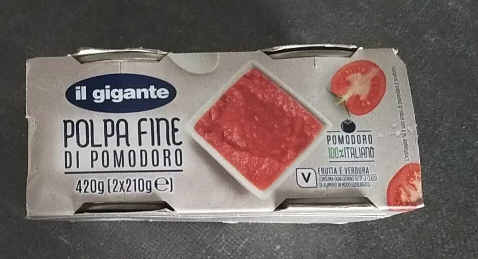 Polpa fine di pomodoro