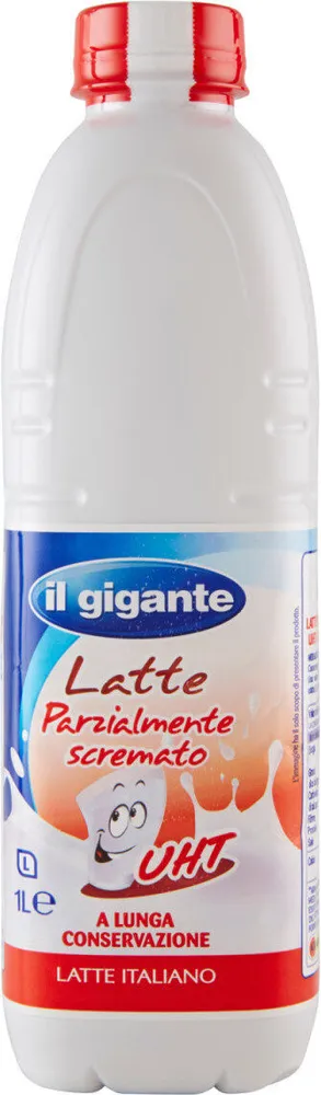 Latte parzialmente scremato uht a lunga conservazione
