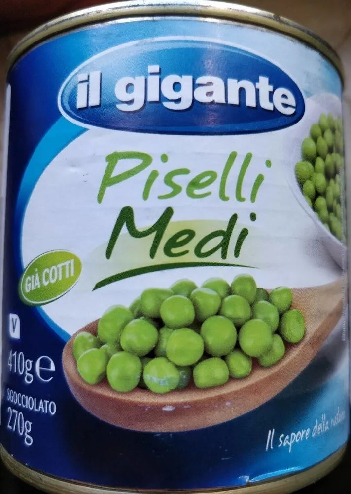 Piselli medi già cotti