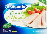 Cuori di nasello sudafricano porzionati e surgelati
