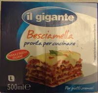 besciamella a lunga conservazione uht