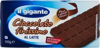 Cioccolato finissimo al latte