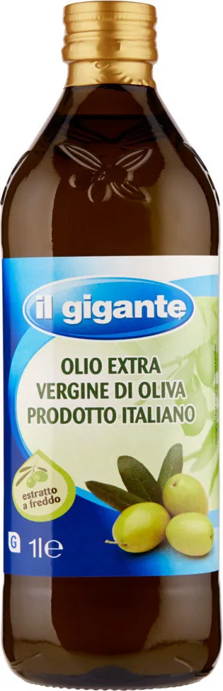 Olio extra vergine di oliva prodotto italiano