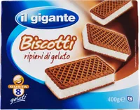 Biscotti ripieni di gelato