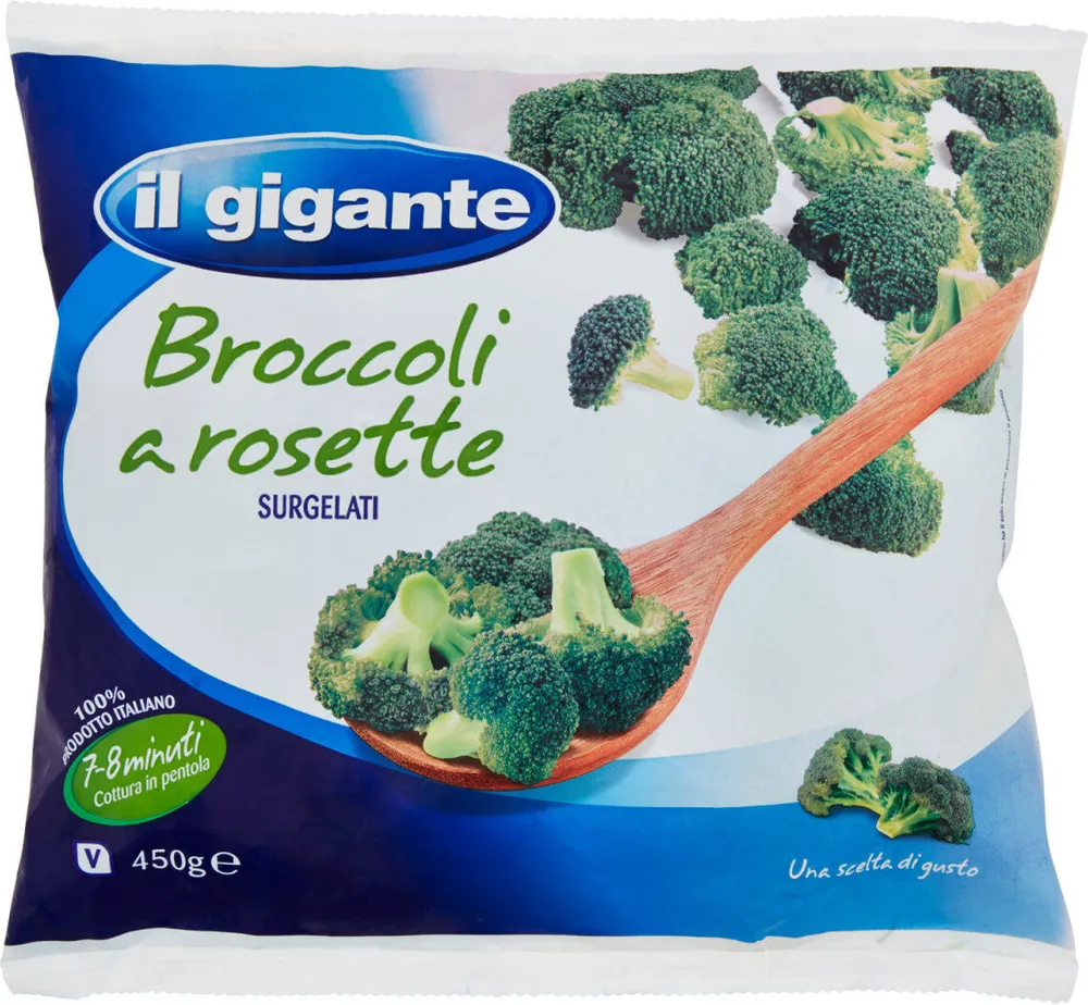 Broccoli a rosette surgelati