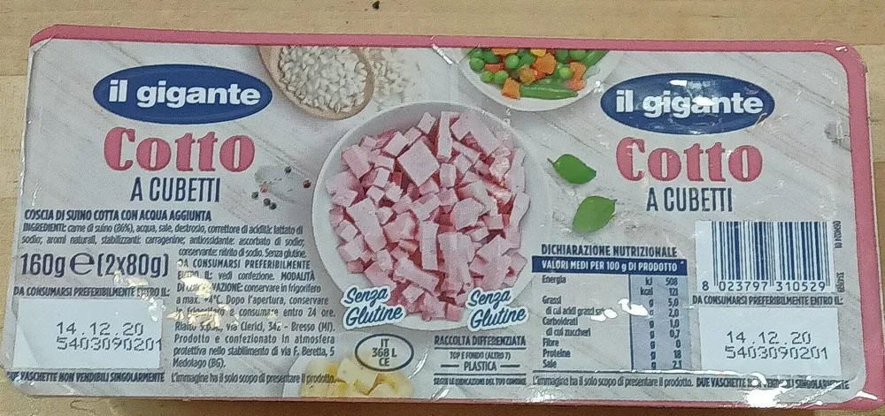 Cotto a cubetti