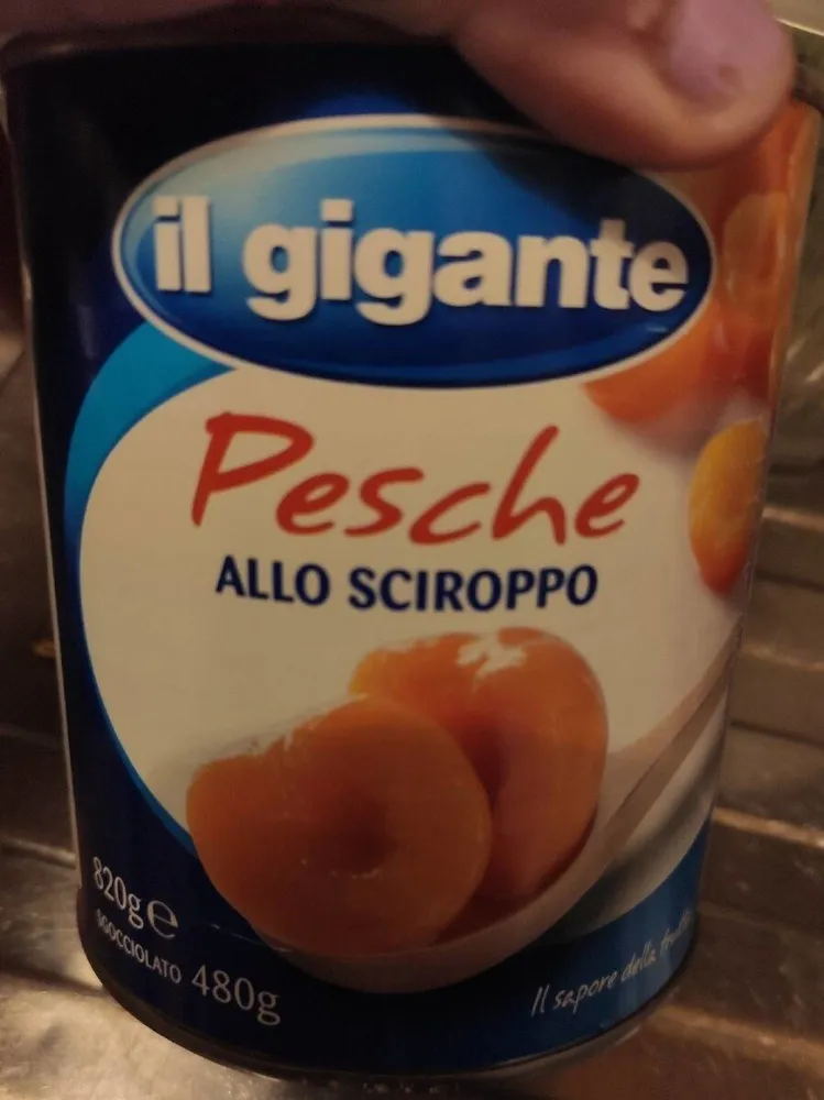 Pesche sciroppate