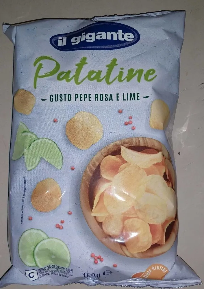 Patatine - Gusto Pepe Rosa e Lime