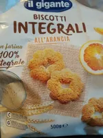 Biscotti integrali all'arancia