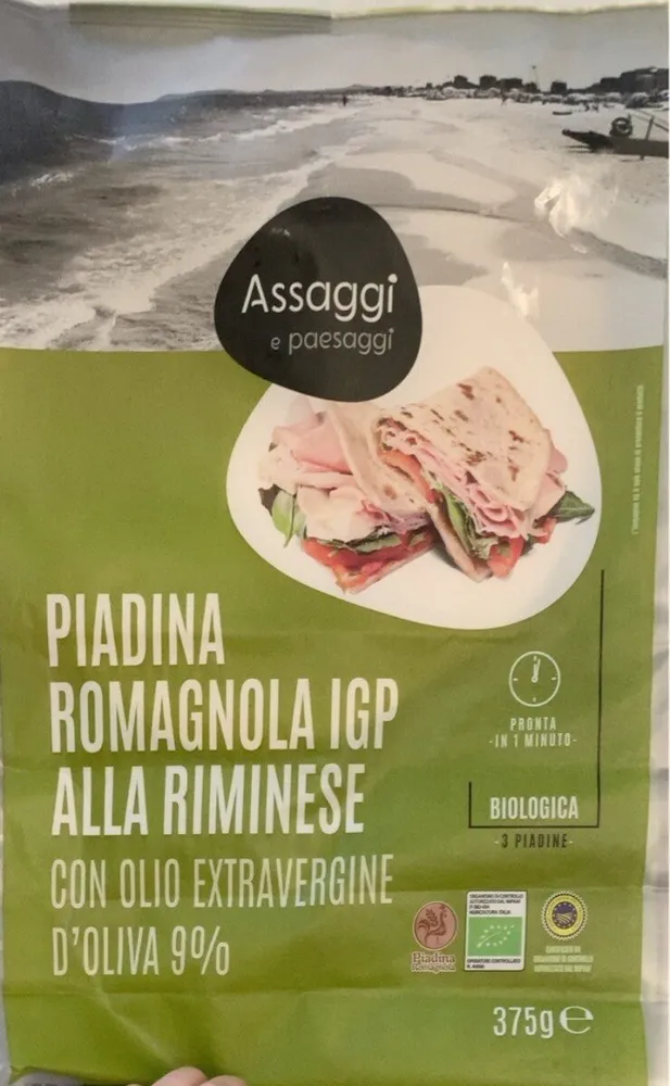 Piadina Romagnola IGP alla riminese
