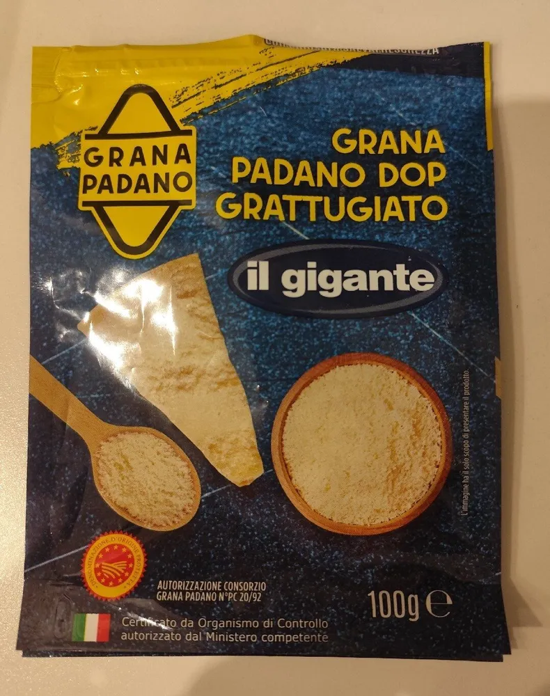 Grana Padano Dopo Grattugiato