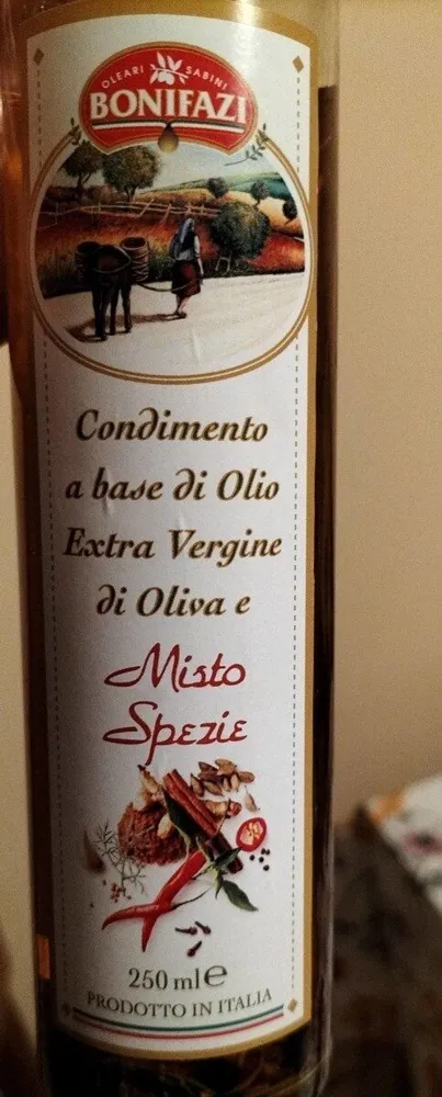 Olio extravergine d'oliva misto spezie