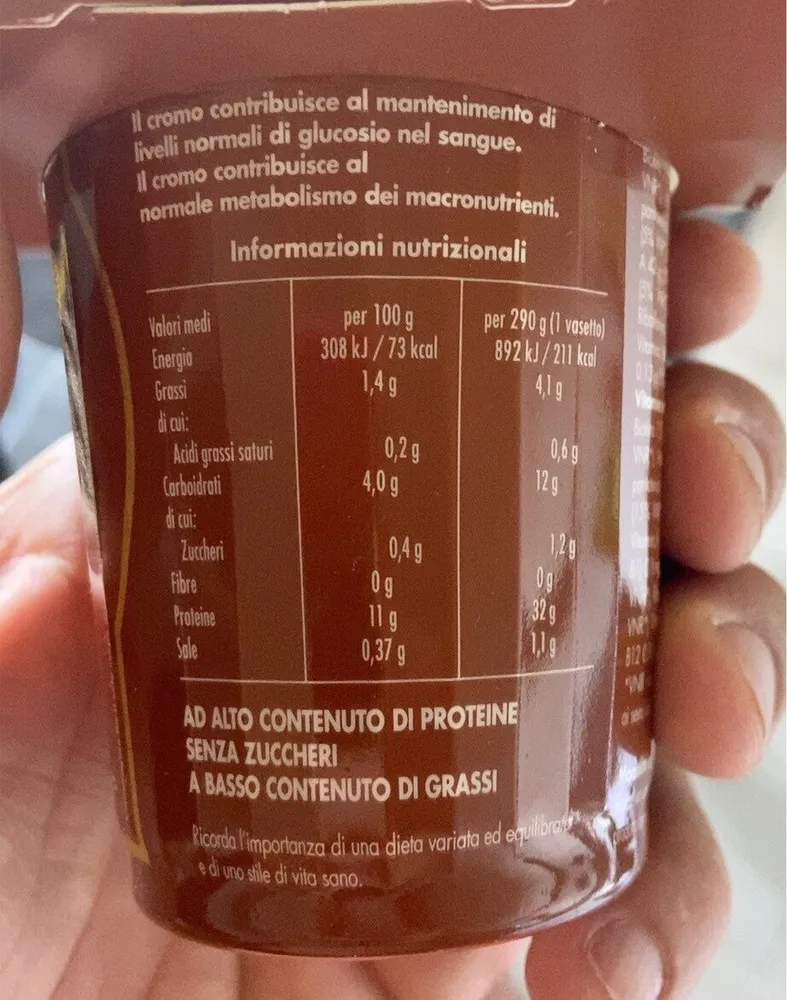 Budino 0 zuccheri