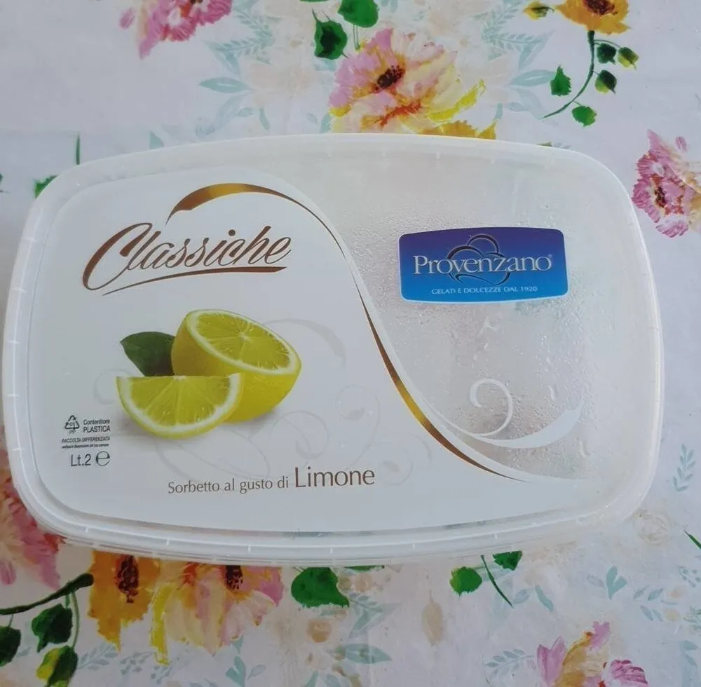 Sorbetto al gusto di Limone