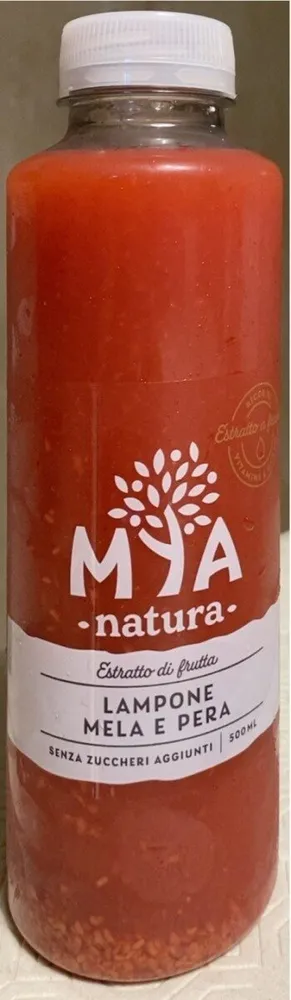 Estratto di frutta lampone, mela e pera