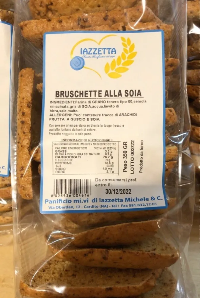 Bruschette soia
