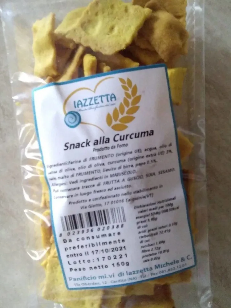 Snack al curcuma