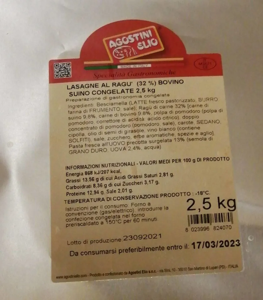 Lasagne al ragù