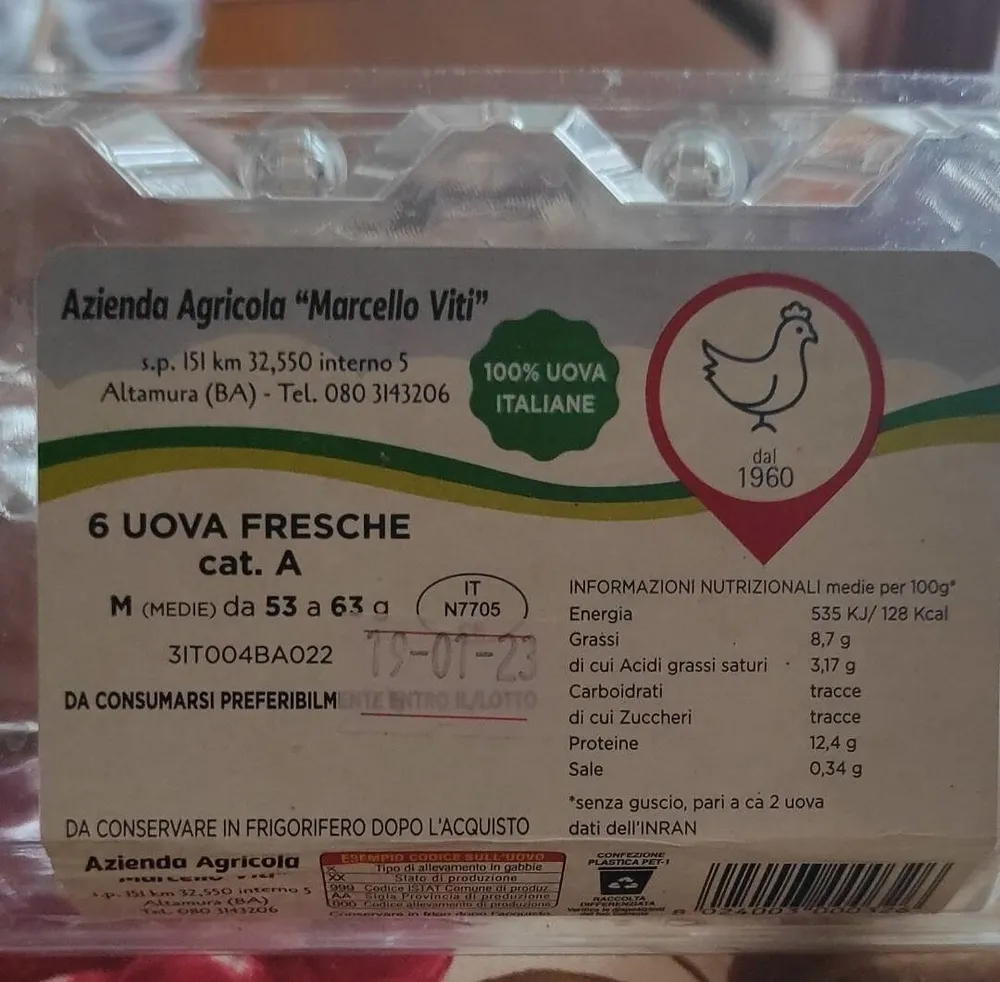 Uova fresche