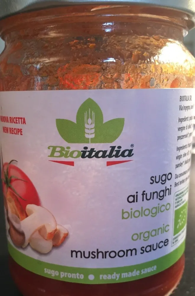 Sauce aux champignons biologique