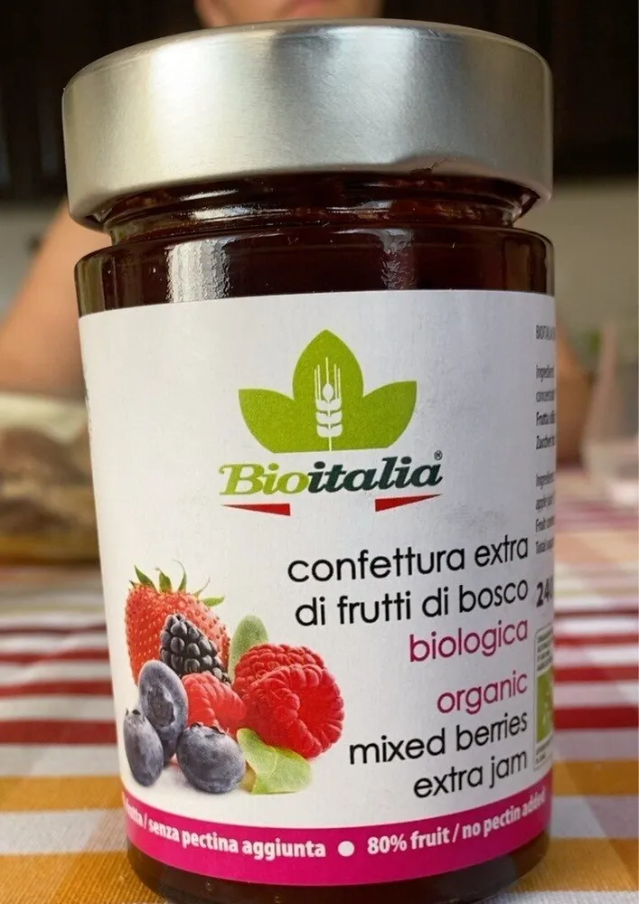 Confettura extra di frutti di bosco biologica