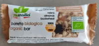 Barretta biologica uvetta mandorle grano saraceno