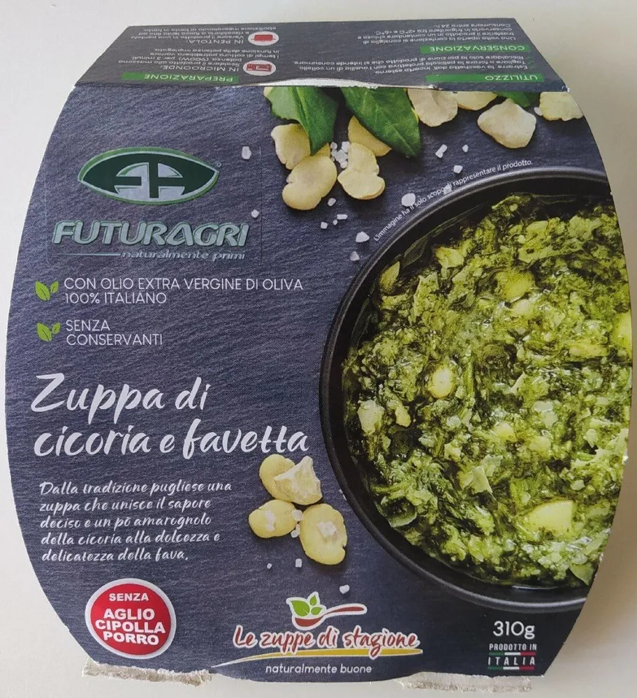 Zuppa di cicoria e favetta