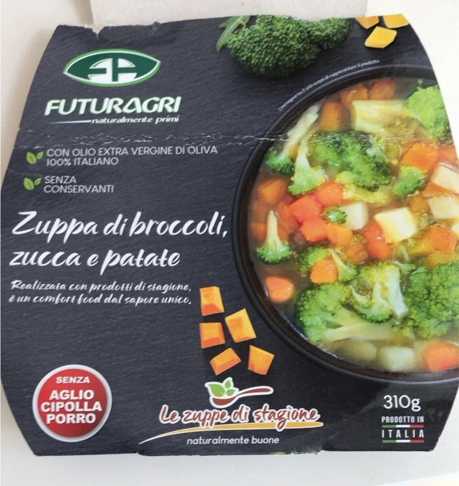Zuppa di broccoli, zucca e patate