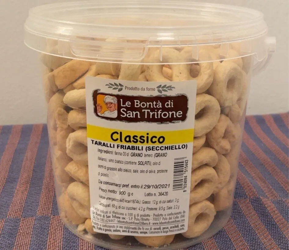 Taralli friabili