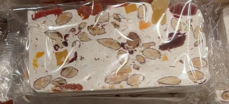 Fruit nougat slice