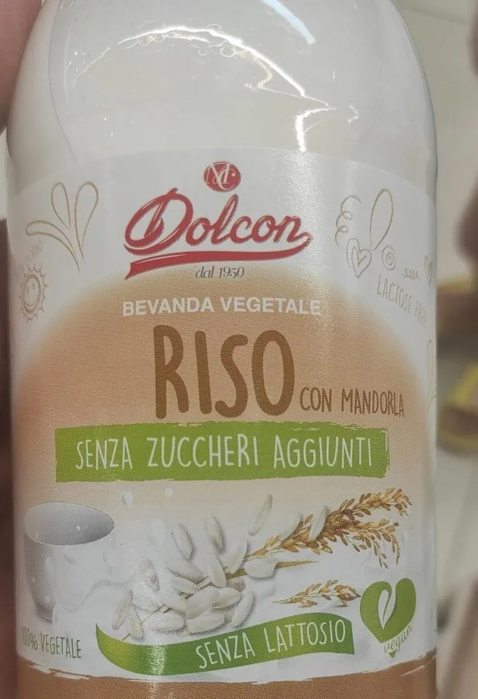Bevanda riso con mandorla