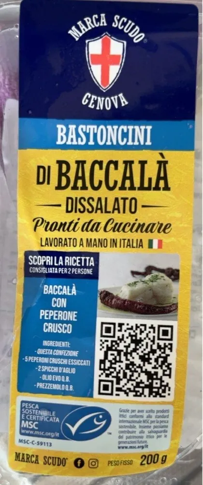 Bastoncini di baccala
