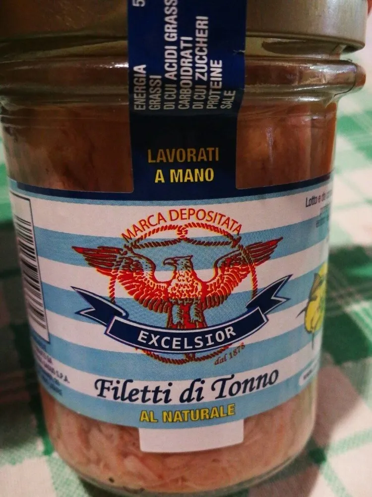 Filetti di tonno al naturale