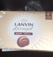 Lanvin l escargot noir cœur praliné