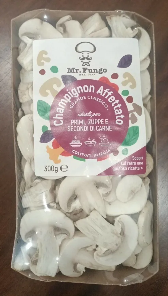 Champignon affettato