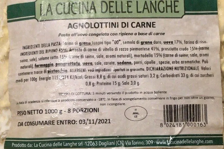 Agnolotti di carne