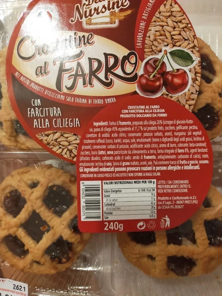Crostatine di farro