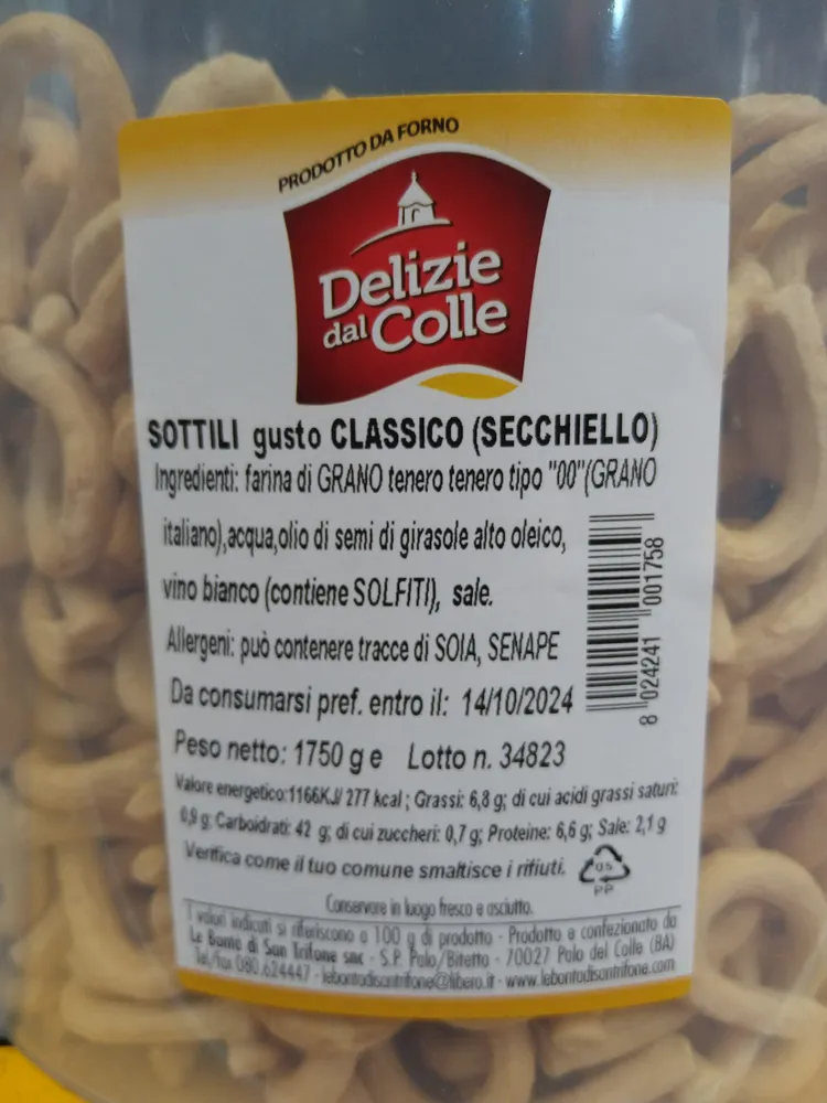 Taralli sottili gusto classico