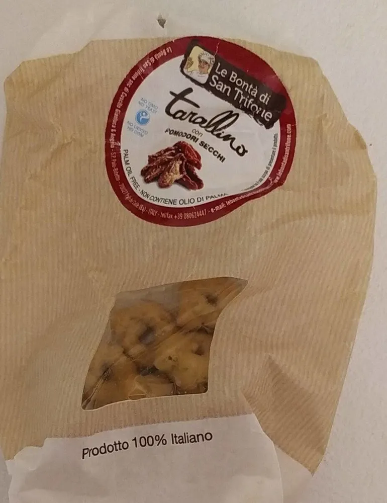Tarallini con pomodori secchi