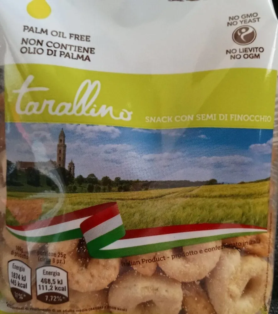 Tarallino ai semi di finocchio