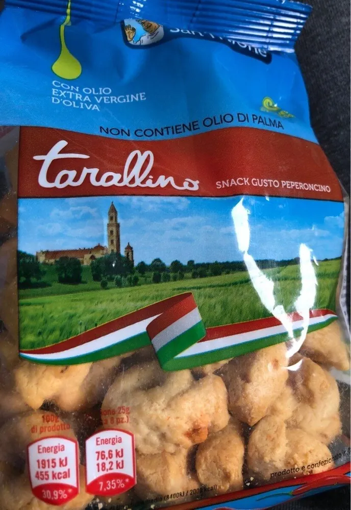 Tarallino snack gusto peperoncino