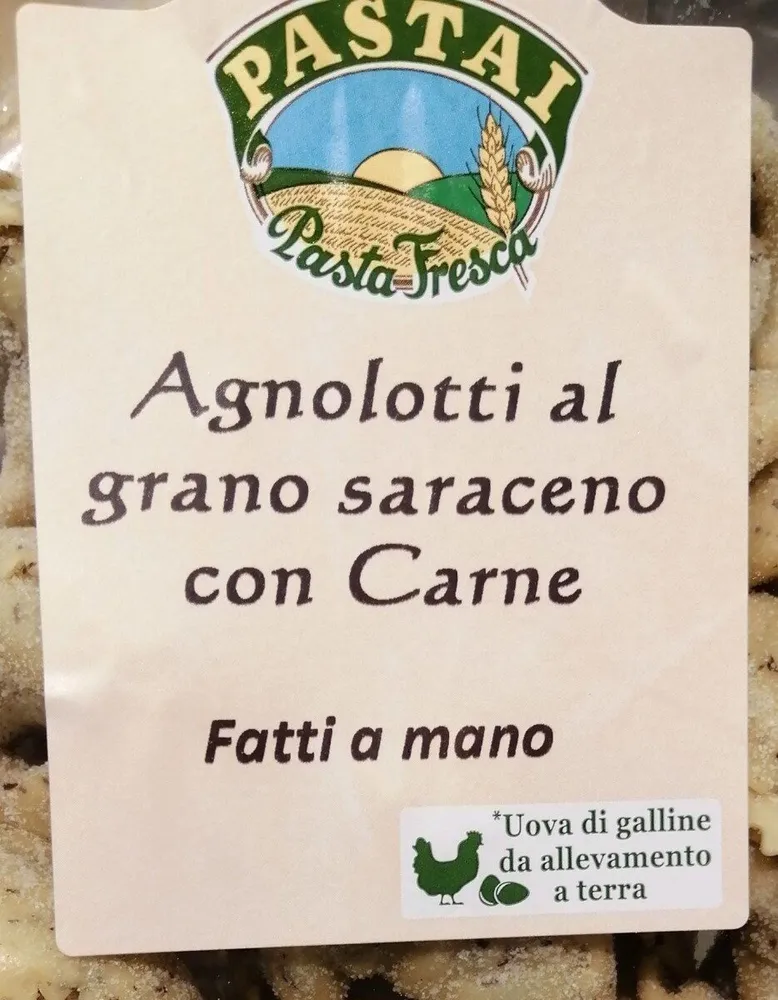 Agnolotti grano saraceno con carne