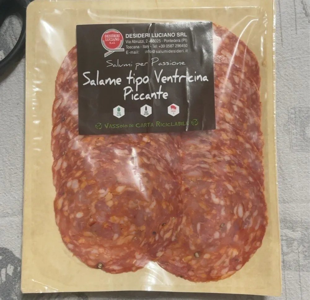 Salame tipo ventricina piccante