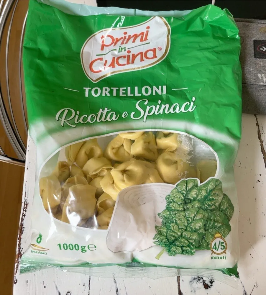 Tortelloni ricotta e spinaci