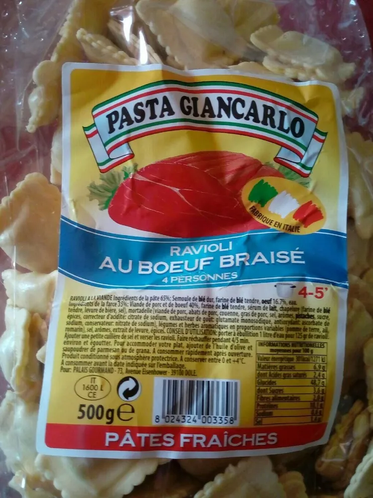 Ravioli aux boeufs