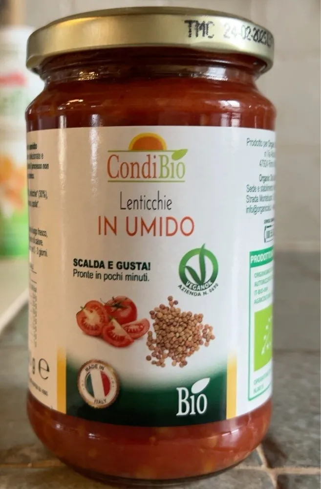 Lenticchie in umido